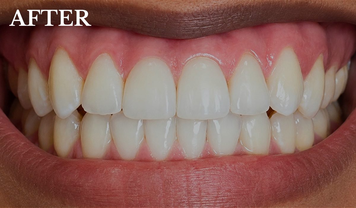Cynthia after invisalign treatment